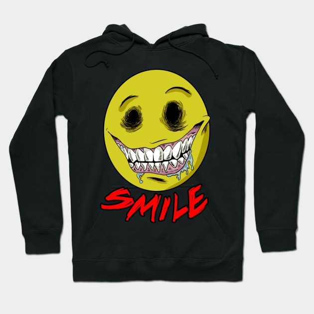 Smile Hoodie by Black Snow Comics